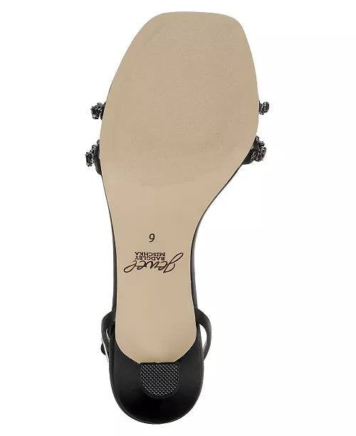 Badgley Mischka Jewel Black Man‑Made Dress Sandals 7.5M NIB MSRP $119