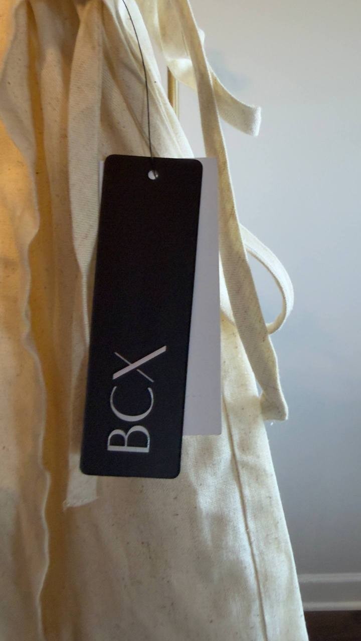 BCX Juniors' Wrap‑Front Skort Natural L NWT $39
