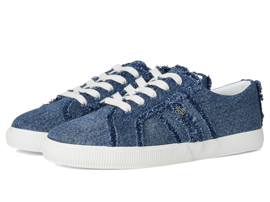 Lauren Ralph Lauren Sneakers Denim 8.5 B New $100.00