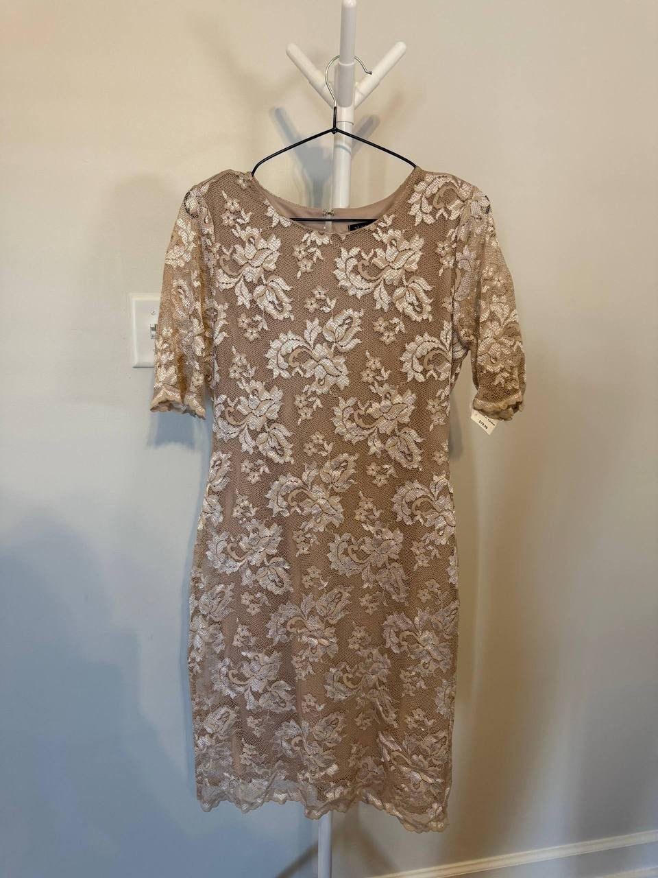 Marina Short‑Sleeve Lace Dress – Sizes S & M – NWT – $79.99