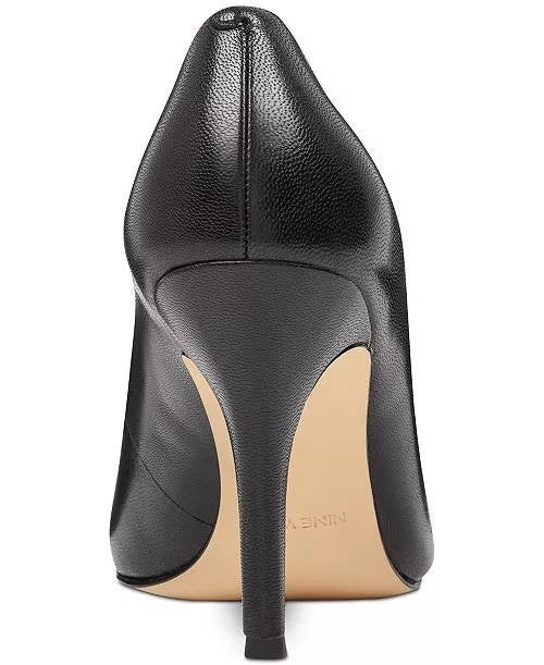 Nine West Black Leather Pumps 7M New in Box MSRP $99