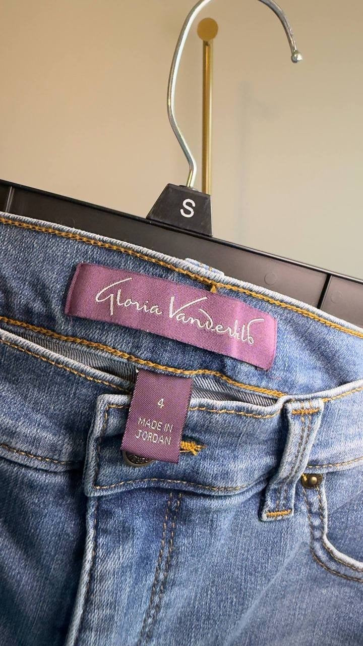 Gloria Vanderbilt Amanda Original Boot Cut Jeans Medium Wash 4 NWOT $52