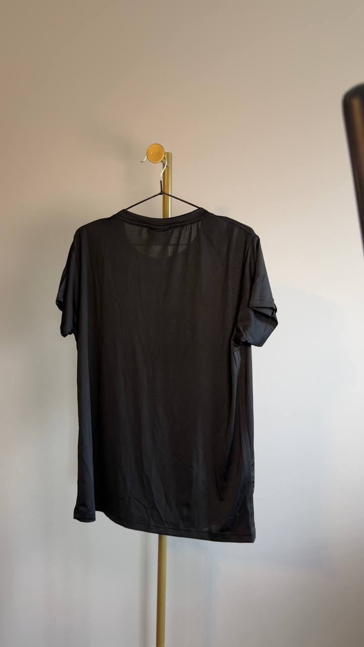 Jump Start Men’s Poly Tech Short Sleeve Crew Neck Tee Black S NWT $19.99