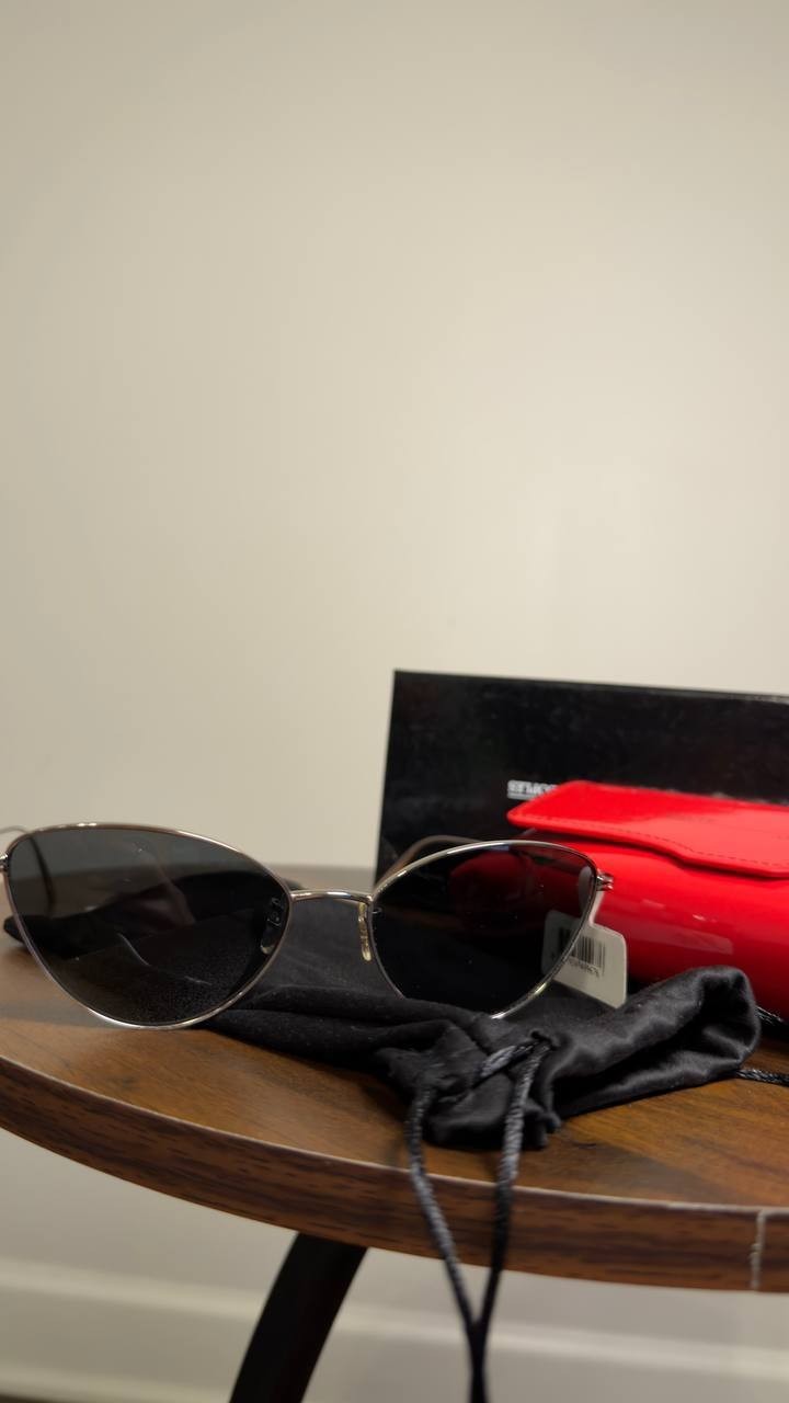 Oliver  Peoples  Cat‑Eye  Sunglasses  Matte  Black  OS  NWT  $511