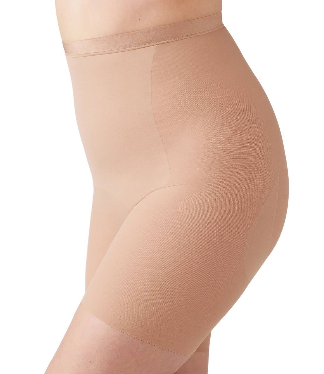 Wacoal Shape Revelation Straight Hi-Waist Thigh Shaper 808487 Beige Size 2XL
