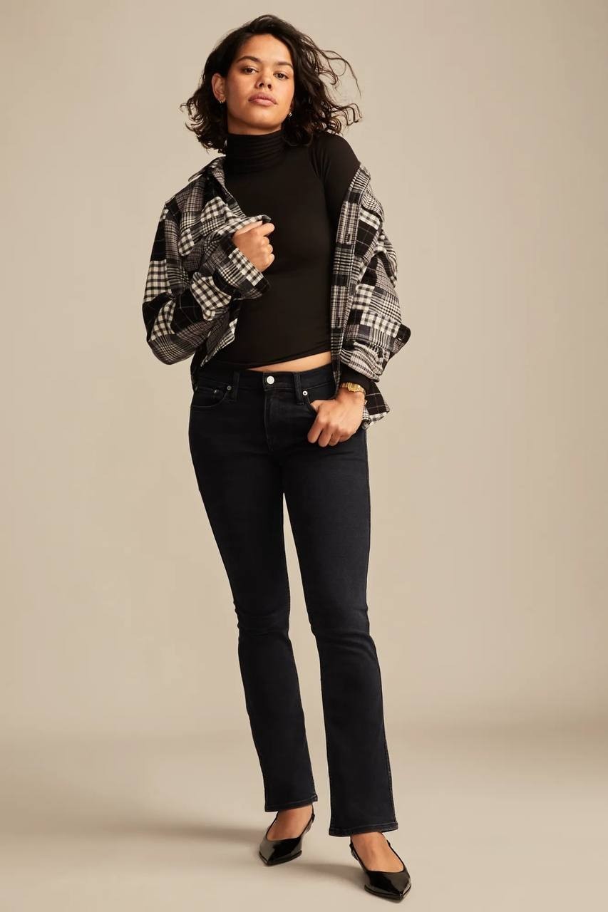 Lucky Brand Sweet Boot Jeans Dark Matter Wash 14/32 NWT Bootcut Denim Women