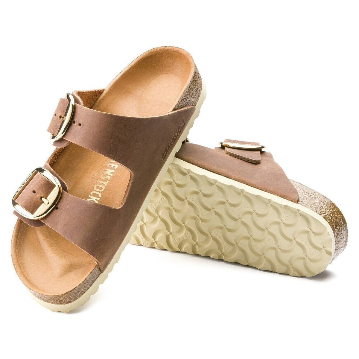 Birkenstock Sandals Cognac 6 Narrow Fit Pre-Owned