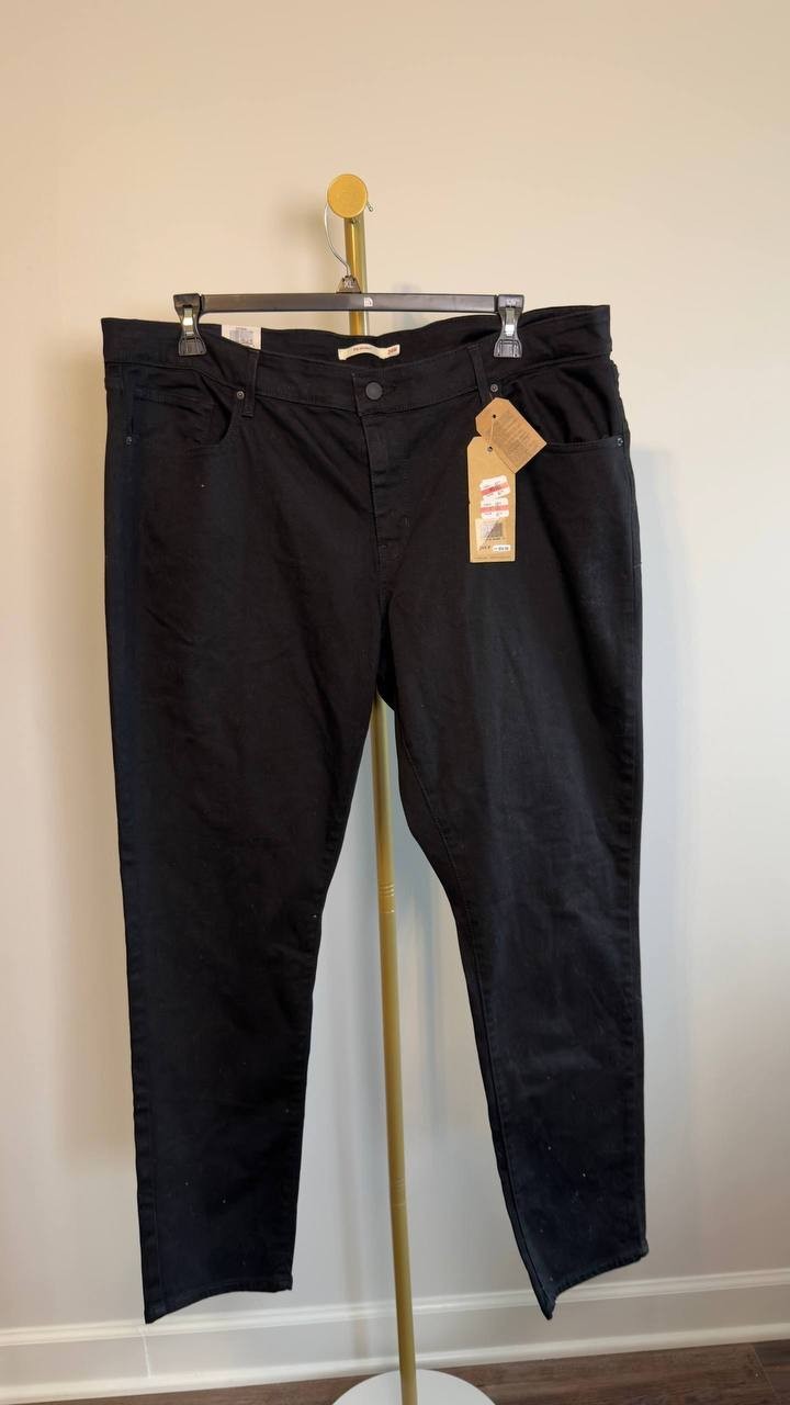 Levi’s 711 Skinny Women’s Jeans Black 24W NWT $69.50