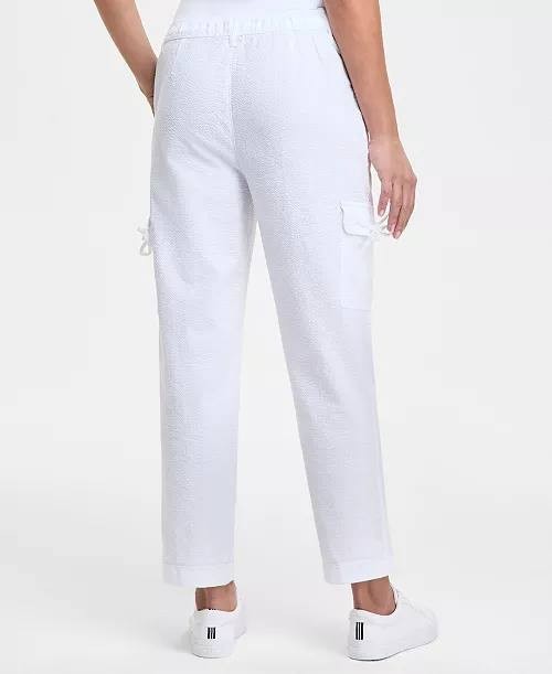 Nautica Jeans Seersucker Utility Pants – Size M – NWT – $79.50