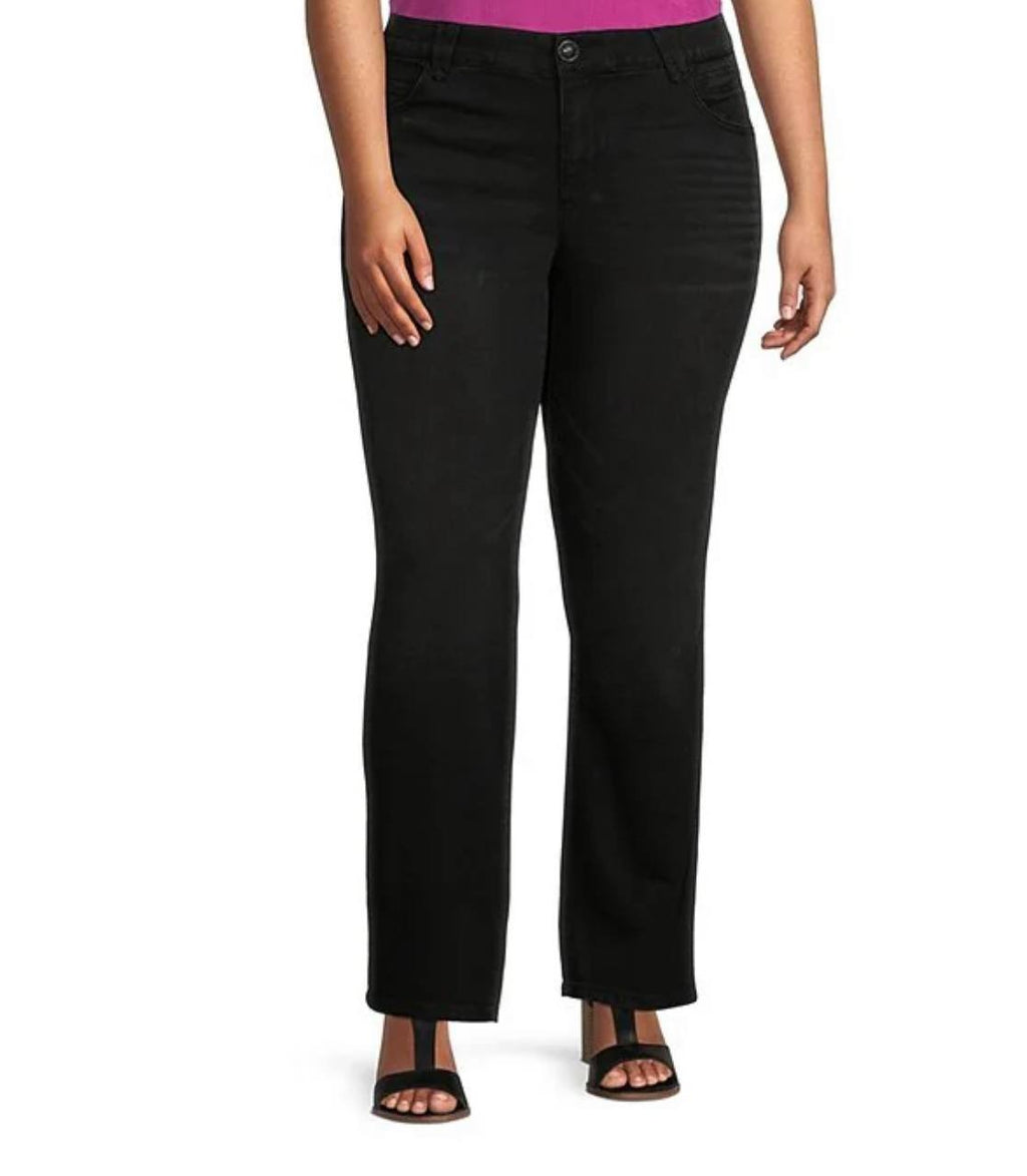 Silver Jeans Co. Suki Curvy Raw Hem Kick Flare Jeans W31/L27 Black NWT $74