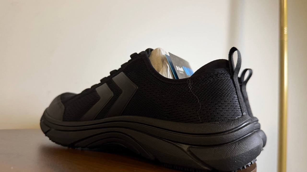 Dr. Scholl’s Black Textile Slip‑On Work Shoes 9M NIB $65