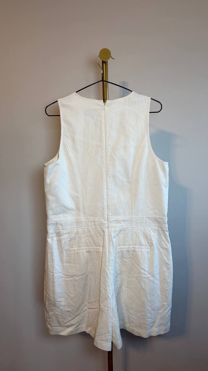 DKNY Women’s Vest Romper Coconut 12 NWT $129