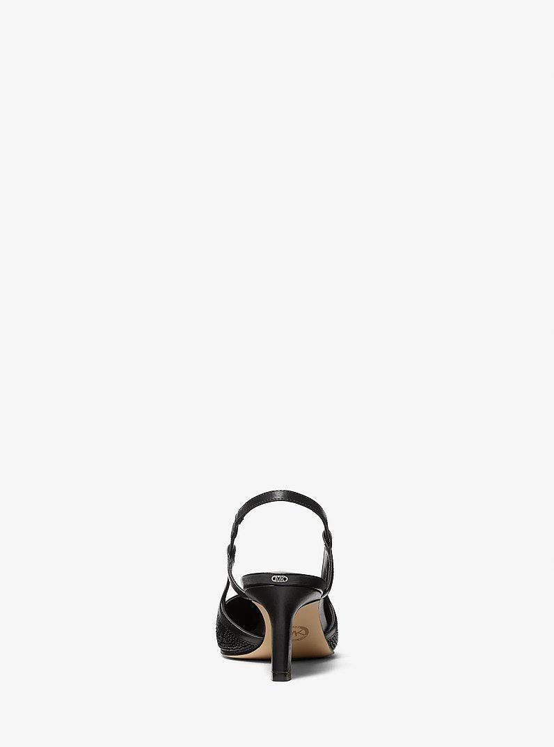 Michael Michael Kors Sling Pumps Black 9 M Pre-Owned Excellent $150.00