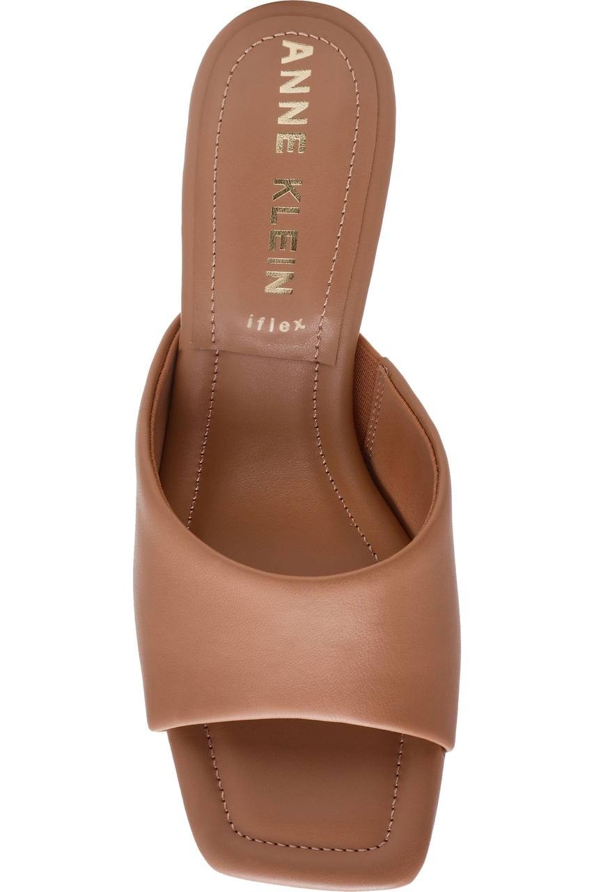 Anne Klein Slide Sandals Tan 7.5 M New $89.00