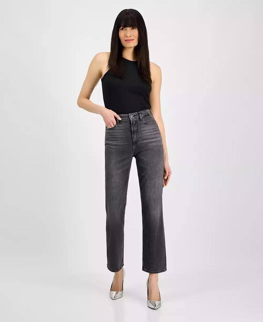 Guess 80s Straight Leg Jeans Grey 27x30 NWT $108