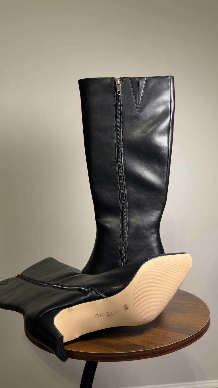On 34th Cabinaa Dress Boots Black Size 9.5 M New in Box MSRP 129.90
