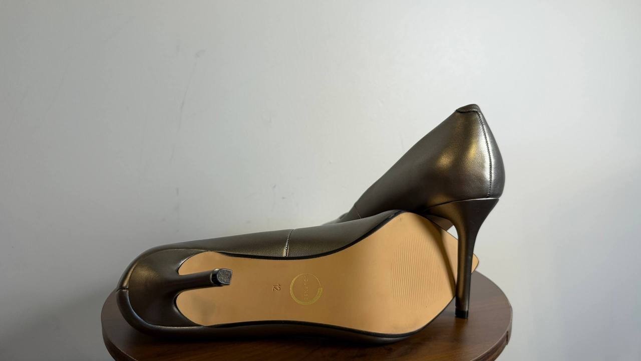 Journee Collection Venus Pumps 12M Pewter Pointed Toe Stiletto NIB msrp$93