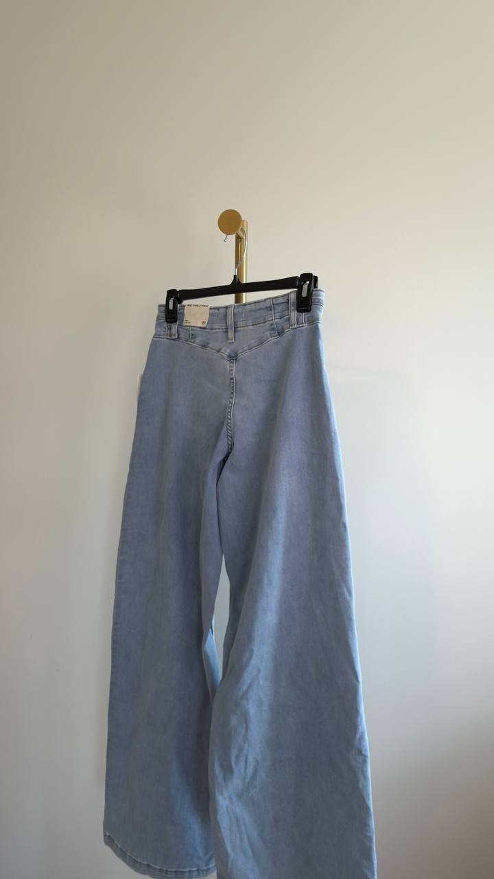 We The Free Libre Front Yoke Wide Leg Jeans Blue 27 NWT $98