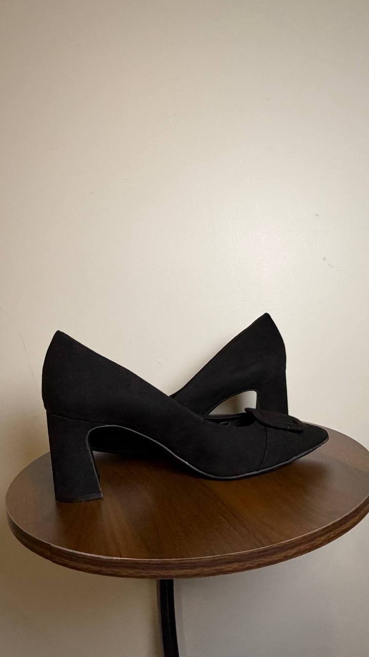 Anne Klein Slip‑On Pumps 9.5M Black Man‑Made New in Box MSRP $89