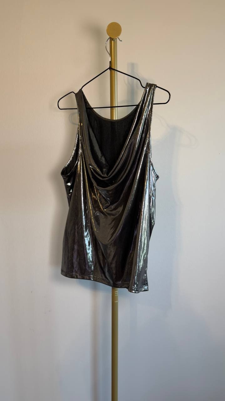 BOSS Esarah Tank Top – Open Gy – NWT – Scoop Neck