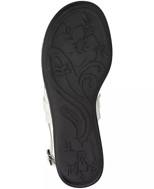 Easy  Street  Cohen  Slingback  Sandals  White  7W  New  $60