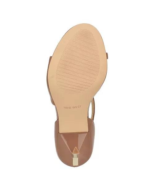 Nine West Natural Man‑Made High Stiletto Sandals 8M New in Box MSRP $109
