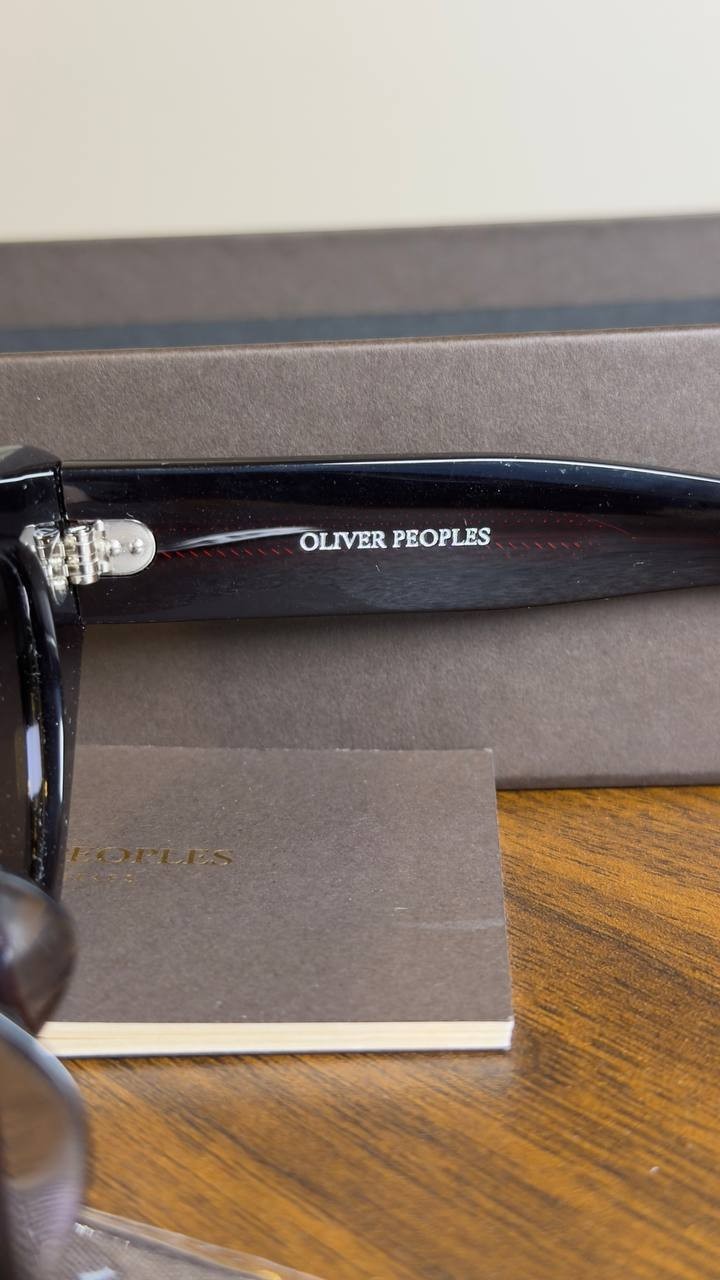 Oliver  Peoples  Lerrue  Sunglasses  Black  Acetate  OS  NWOT  $514