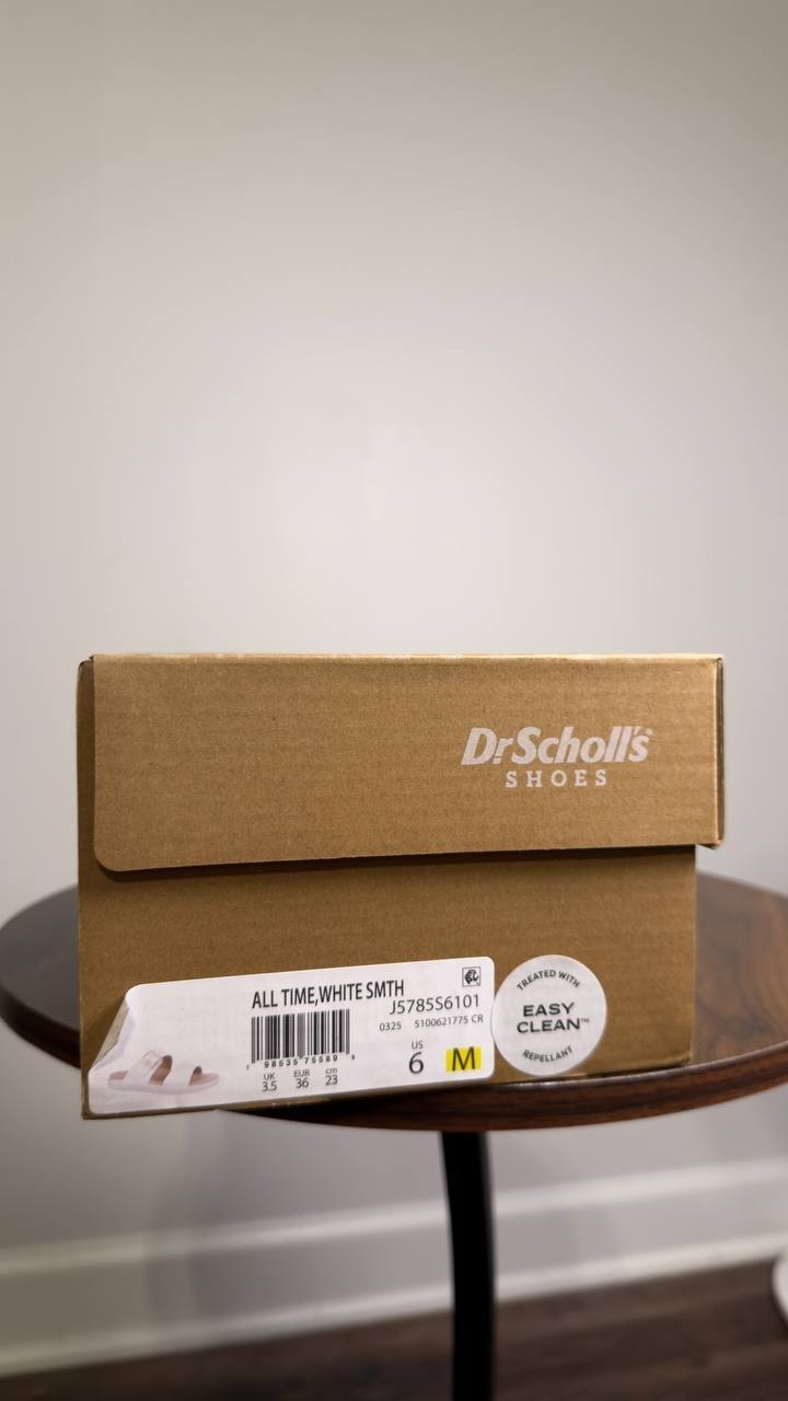 Dr. Scholl’s  Slide Sandals  White  6M  New  $45.95
