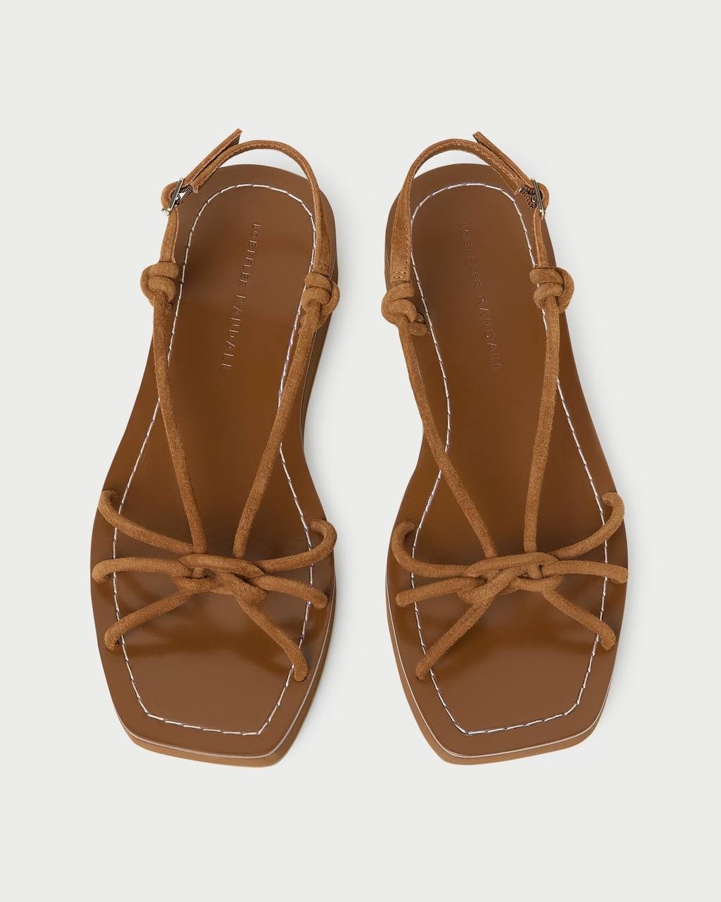 Loeffler Randall Platform Sandals Cacao 8 New $275.00
