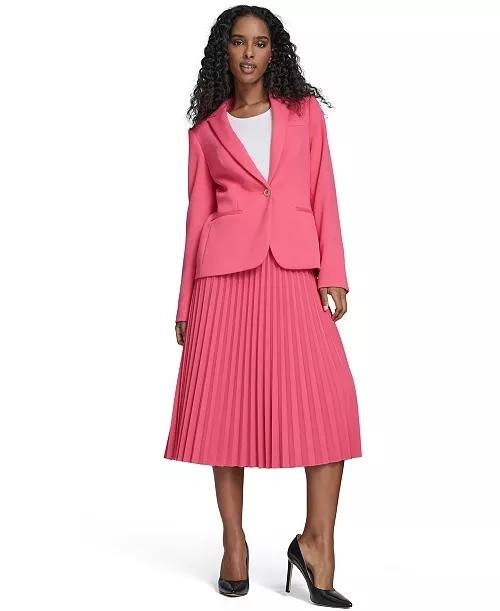 Tommy Hilfiger One-Button Blazer Rethink Pink 12 NWT $149