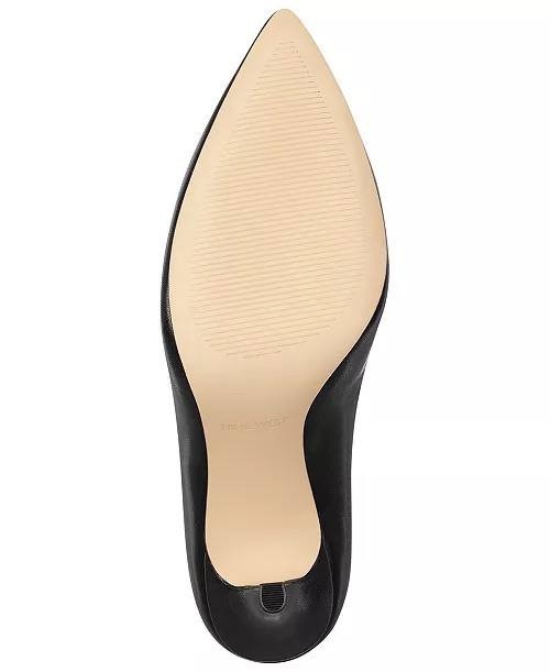 Nine West Black Leather Pumps 7M New in Box MSRP $99