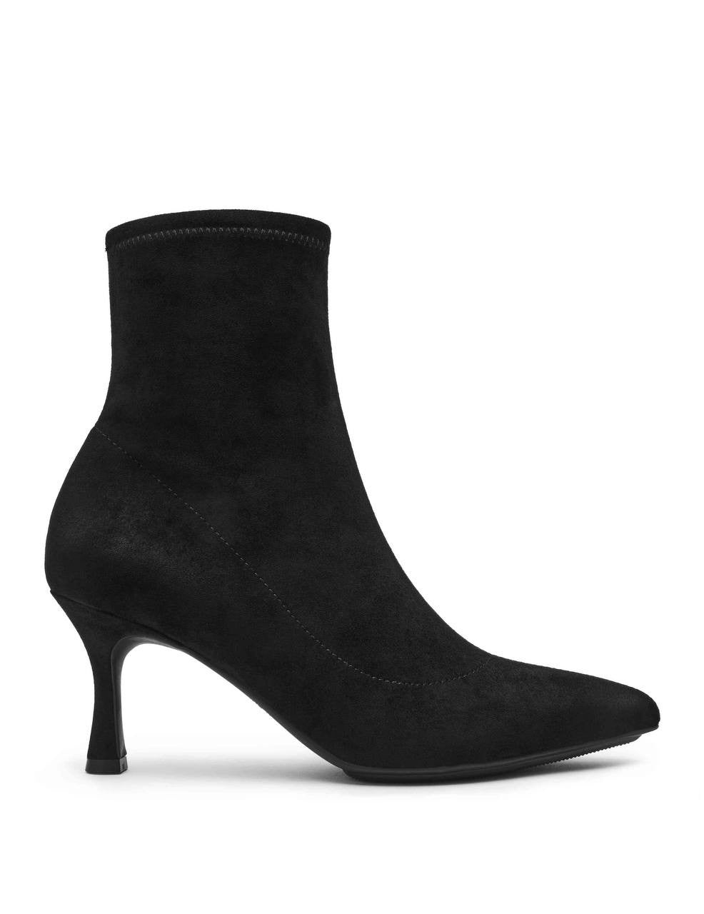 Anne Klein Black Man‑Made Reesse Heeled Boots 6.5M New in Box MSRP $119