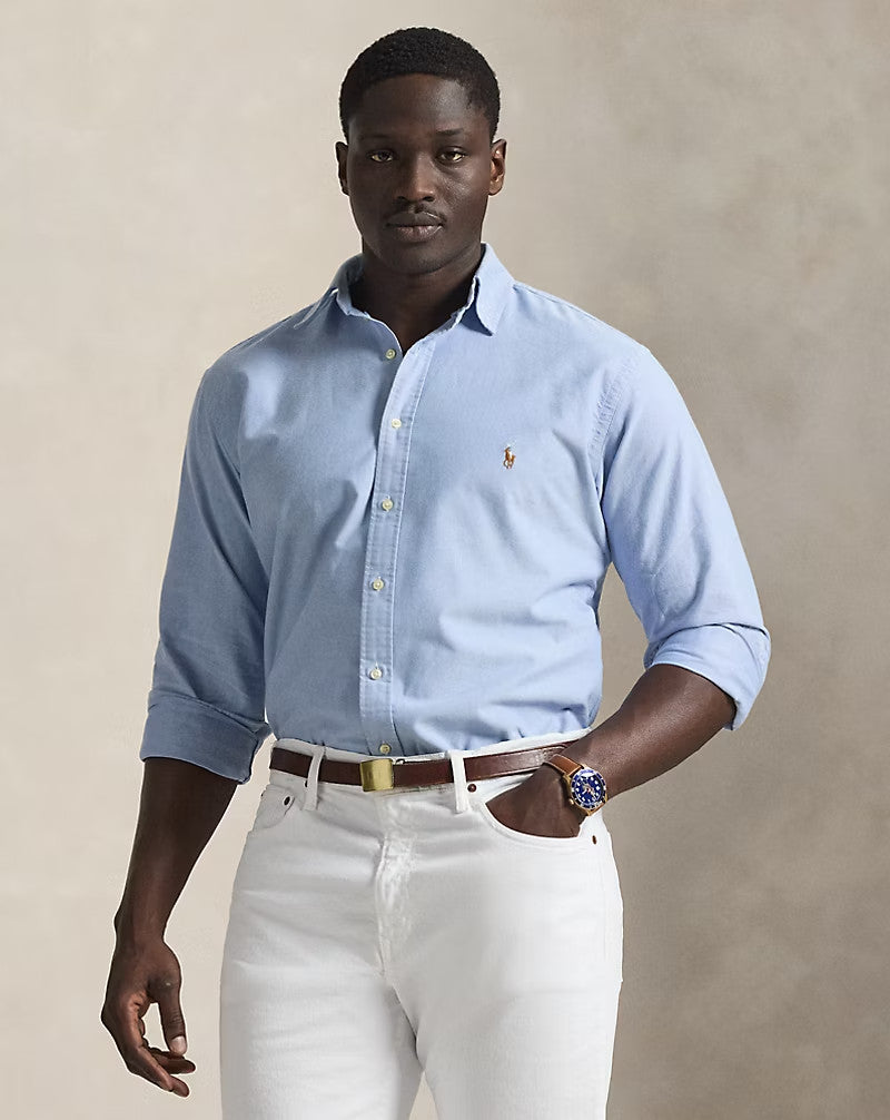 Polo Ralph Lauren Big & Tall Iconic Oxford Shirt Blue 3XB NWT MSRP $148