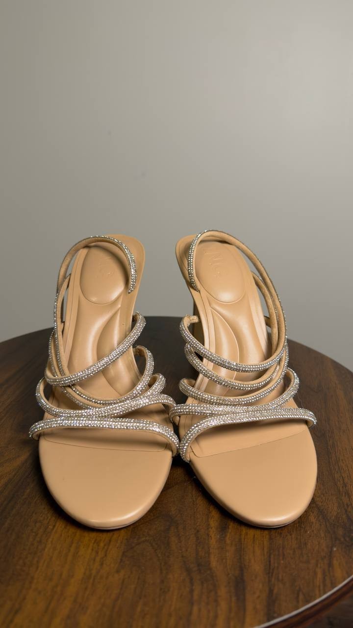 I.N.C. International  Concepts   Sandals  Nude  Bling  7.5 M  NWT  $99.90
