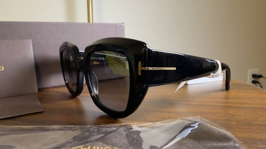 Tom  Ford  Saltzman  Sunglasses  Black  OS  NWT  $530