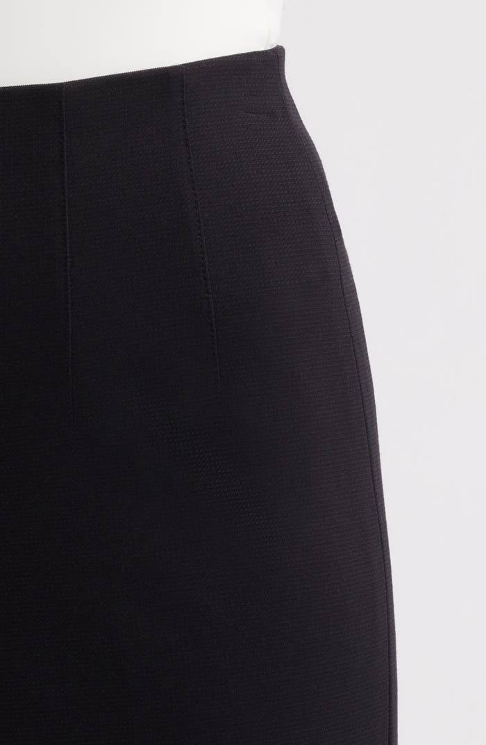 Anne Klein High Waist Pull-On Wide Leg Pants Size L Black NWT $89