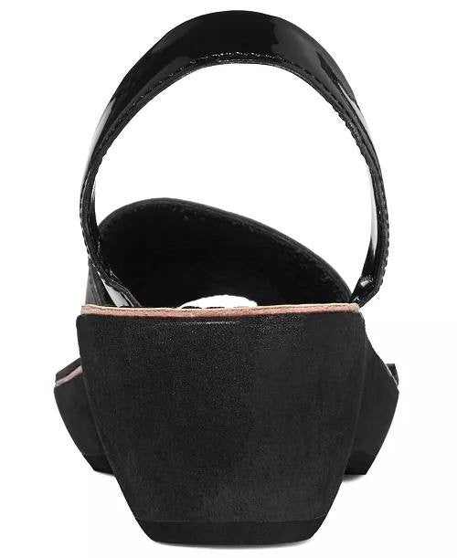 Reaction  Kenneth  Cole  Wedge  Sandals  Black  7.5  W  New  $59