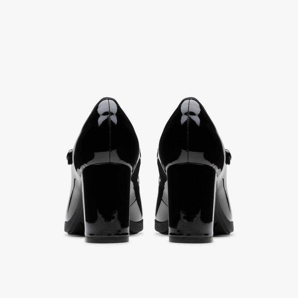 Clarks  Mary  Jane  Heels  Black   8.5M  New  $105