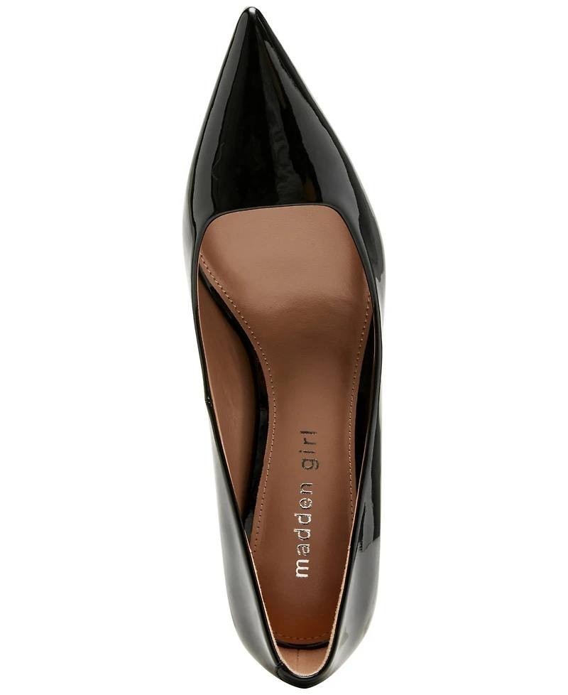 Madden Girl Black Patent Man‑Made Pointed Toe Pumps 8 New in Box MSRP $59