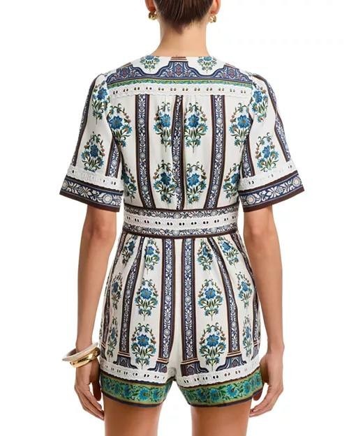 FARM Rio Manoela Off White Romper S NWT