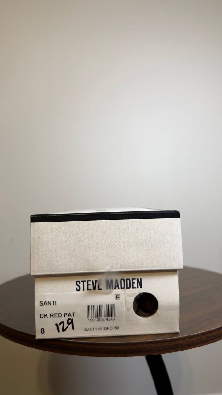 Steve Madden Dress Sandals Dark Red 8 New $109.00