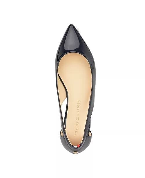 Tommy Hilfiger Pointed Toe Flats Dark Blue 6.5 M New $79.00