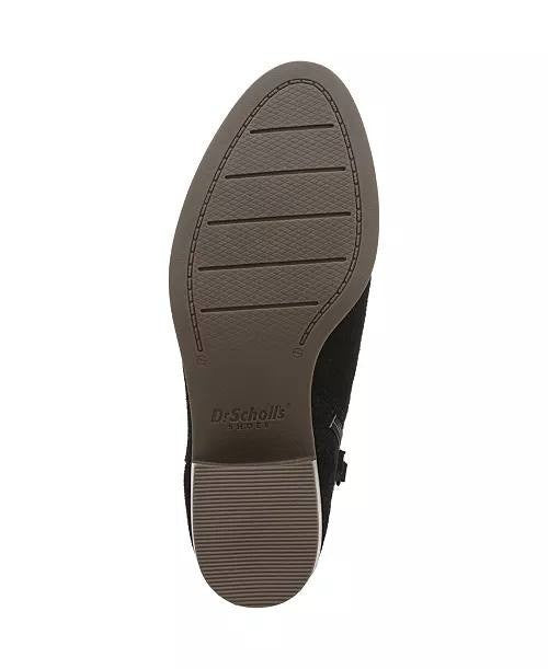 Dr. Scholl’s Suede Ankle Boots 9.5M Black New in Box MSRP $130