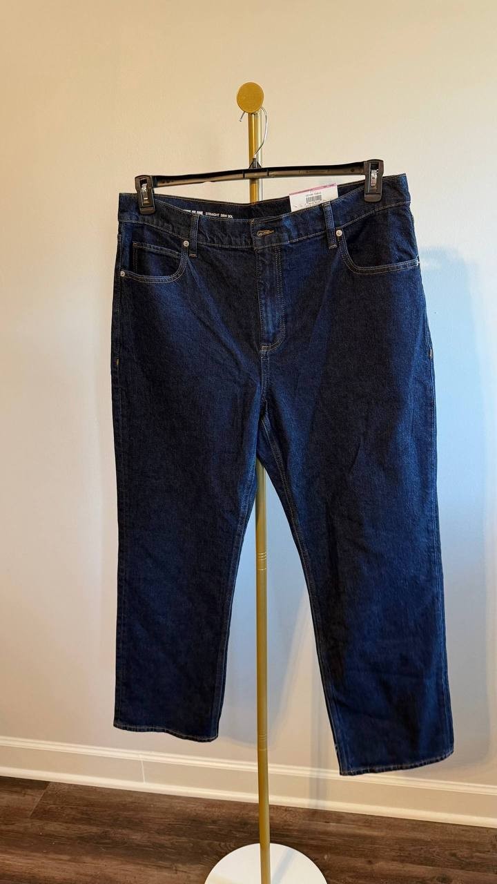 Mode of One Men’s Straight‑Fit Jeans Roosevelt 38W 30L $69.50 NWT