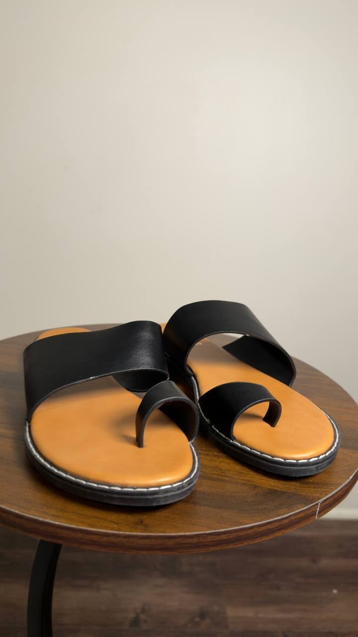 GC  Shoes  Flat  Sandals  Black  9  New  $55