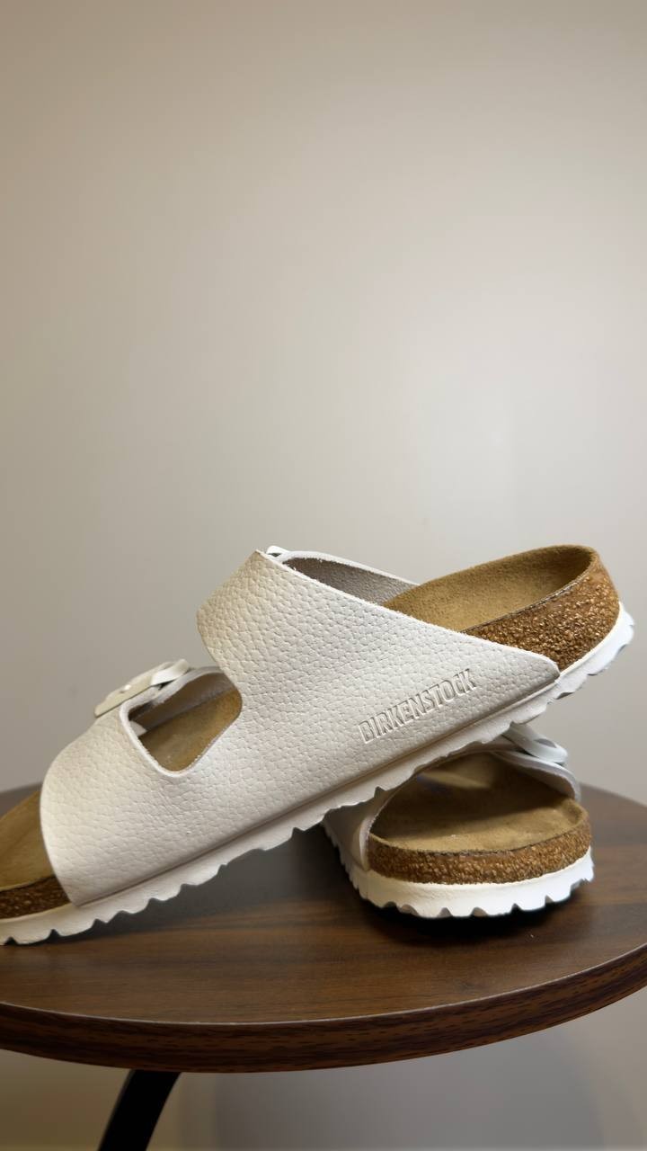Birkenstock Sandals White 5 Narrow Fit New $179.00