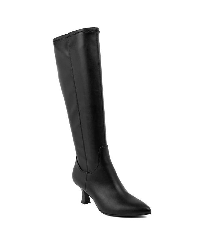 Jones New York Sonton Boots 9.5M Black Knee‑High Zip Block Heel NIB msrp$109.50