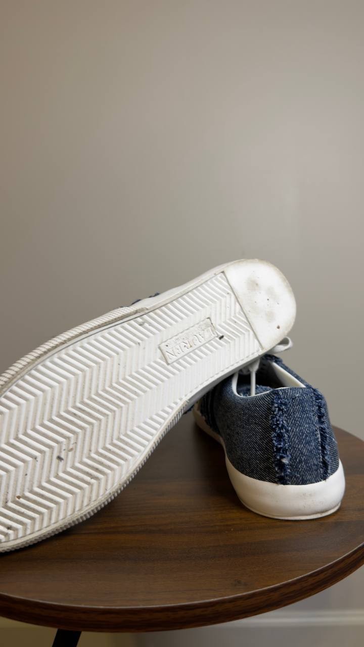 Lauren Ralph Lauren Sneakers Denim 8.5 B New $100.00