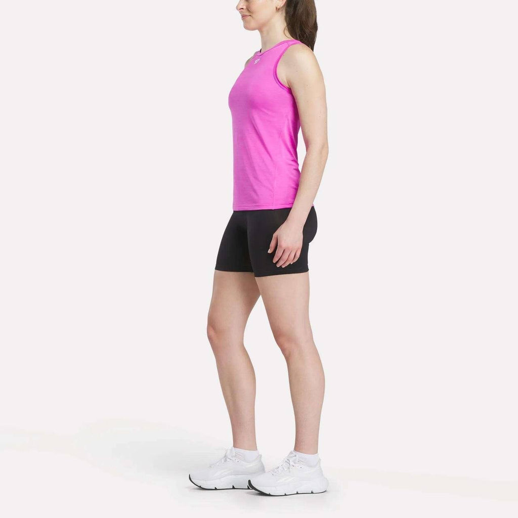 Reebok Women’s Marled Performance Tank Top Vector Virtual Pink Heather S NWT $20