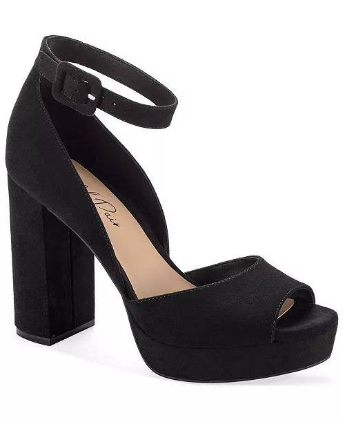 Wild Pair Black Microfiber Dress Sandals Size 5M NIB MSRP $69.90